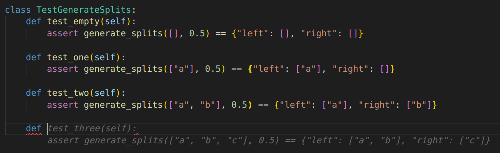 Copilot - suggesting test_three